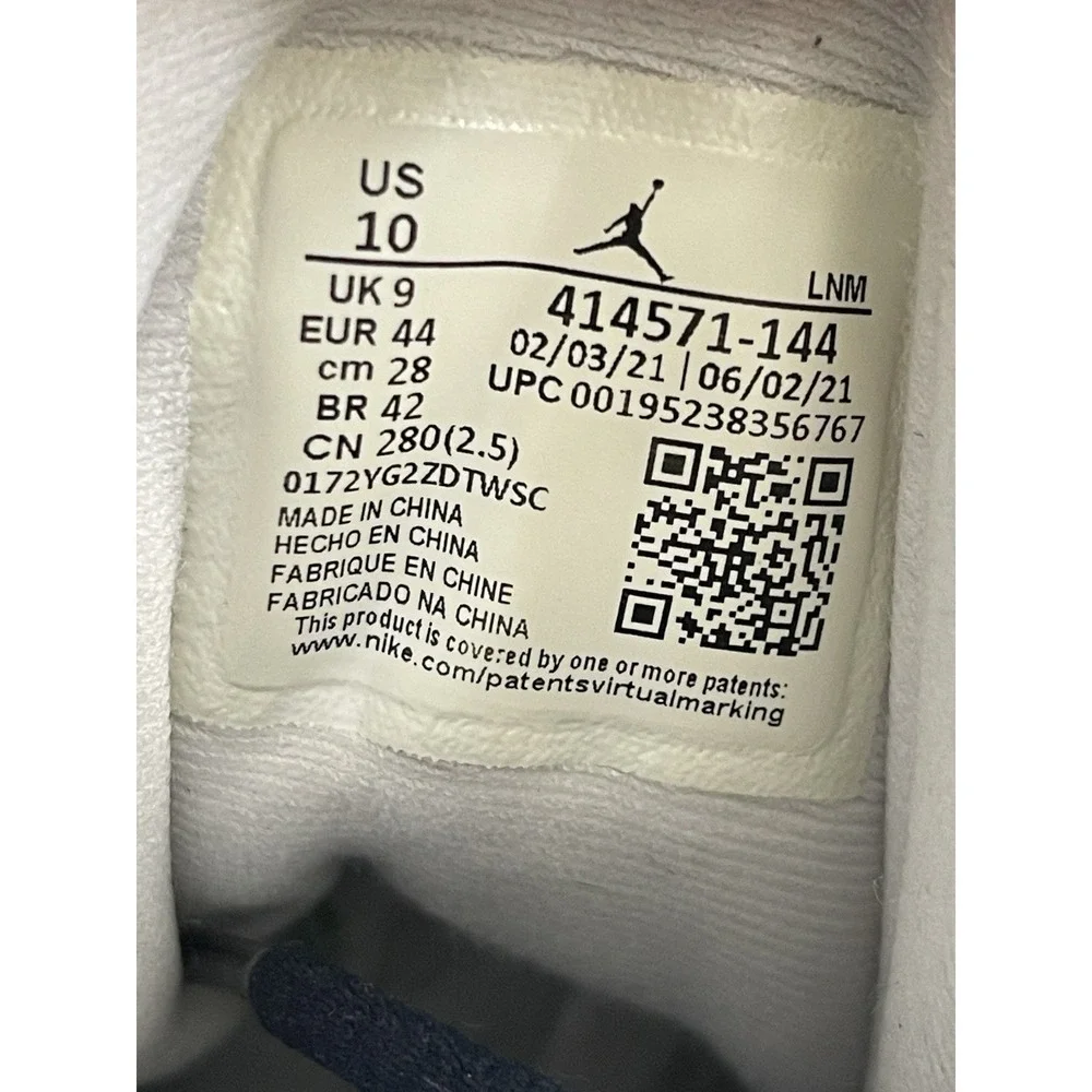 Jordan size 10